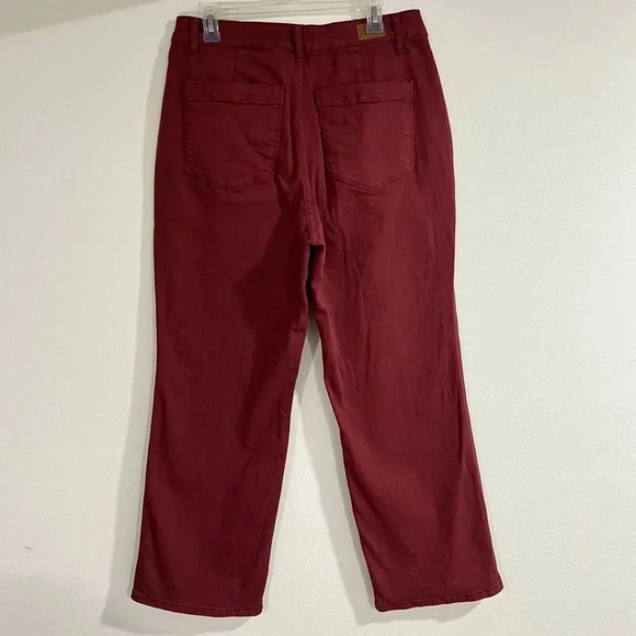Judy Blue Denim Pants Women’s 11/30 Garment Dyed Burgundy Jeans Casual fun color - Picture 9 of 10